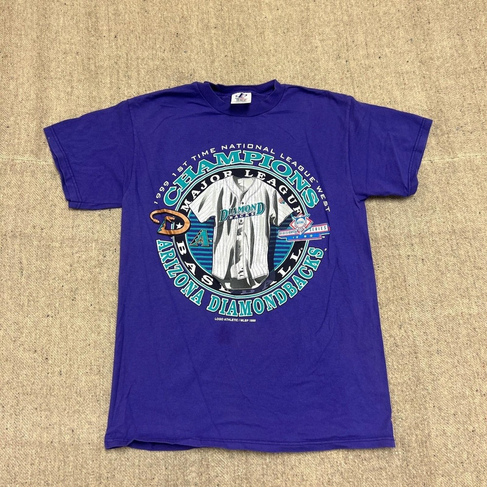 Vintage Arizona Diamondbacks Shirt Mens Medium‎ Purple 1990s MLB